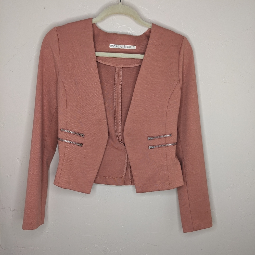 Mosaic and Co Small mauve blazer